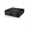ICY BOX - IB-2242U2K - backplane, 4x U.2 2,5 NVMe SSD (6-15 mm) per 1x vano 5,25 - nero