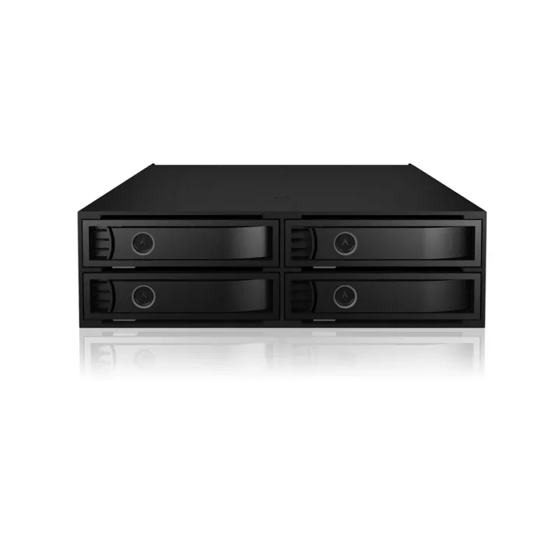 ICY BOX - IB-2242U2K - backplane, 4x U.2 2,5 NVMe SSD (6-15 mm) per 1x vano 5,25 - nero