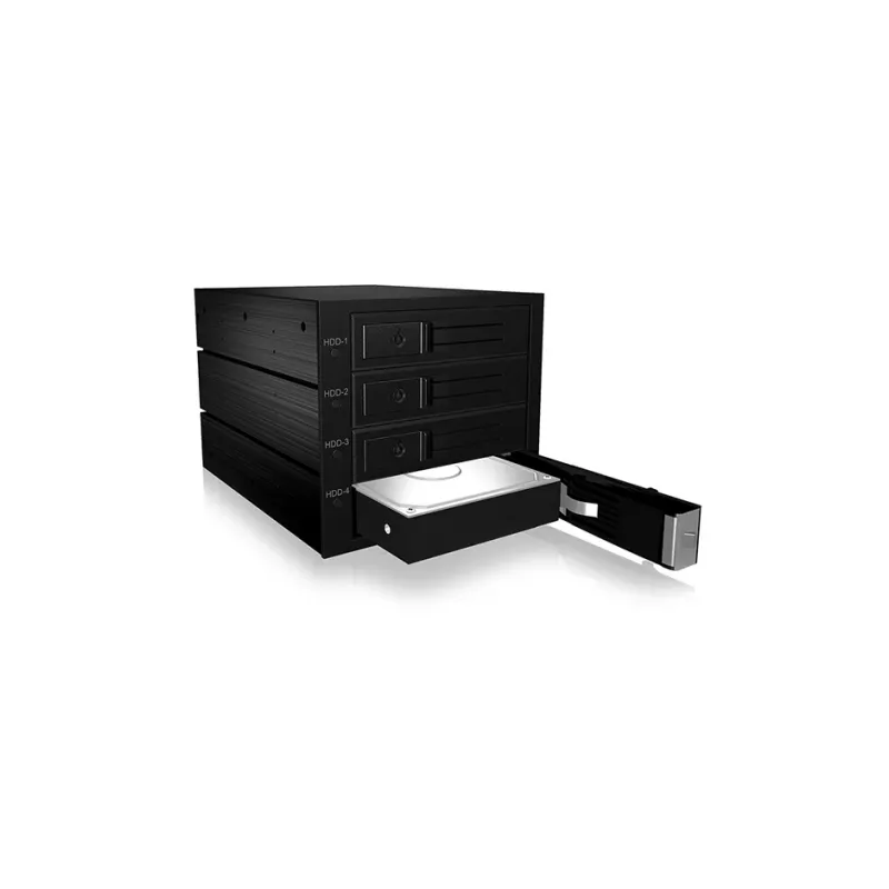 ICY BOX IB-564SAS-12G disk array nero