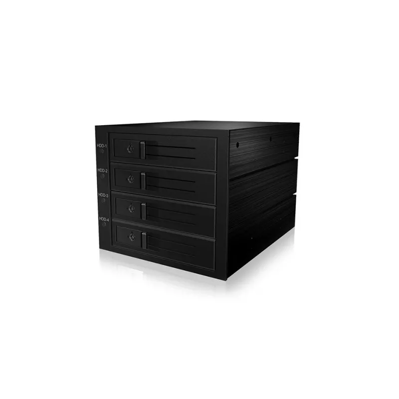 ICY BOX IB-564SAS-12G disk array nero