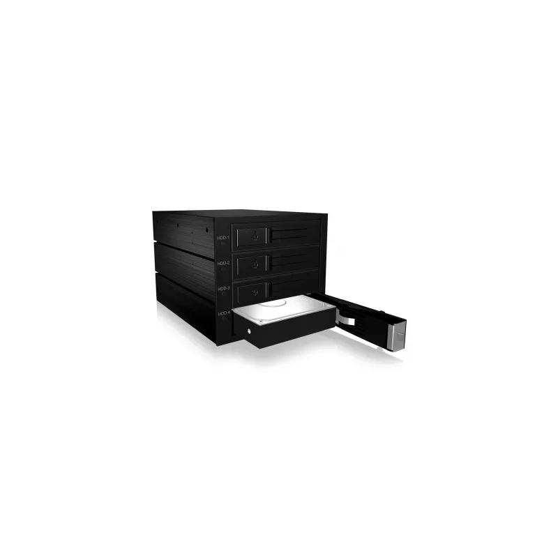 ICY BOX IB-564SAS-12G disk array nero