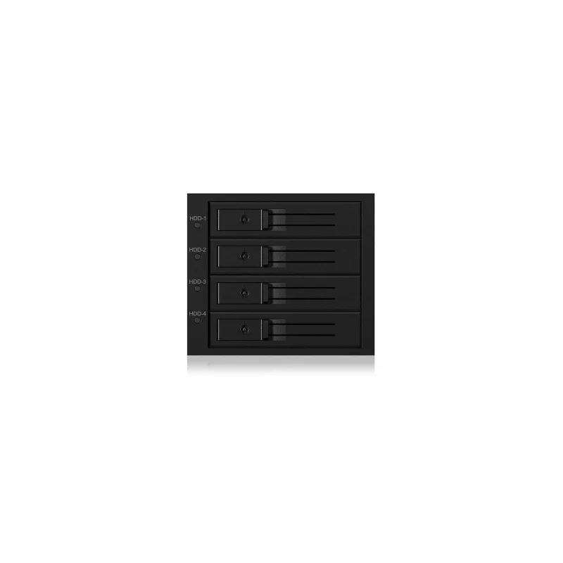 ICY BOX IB-564SAS-12G disk array nero