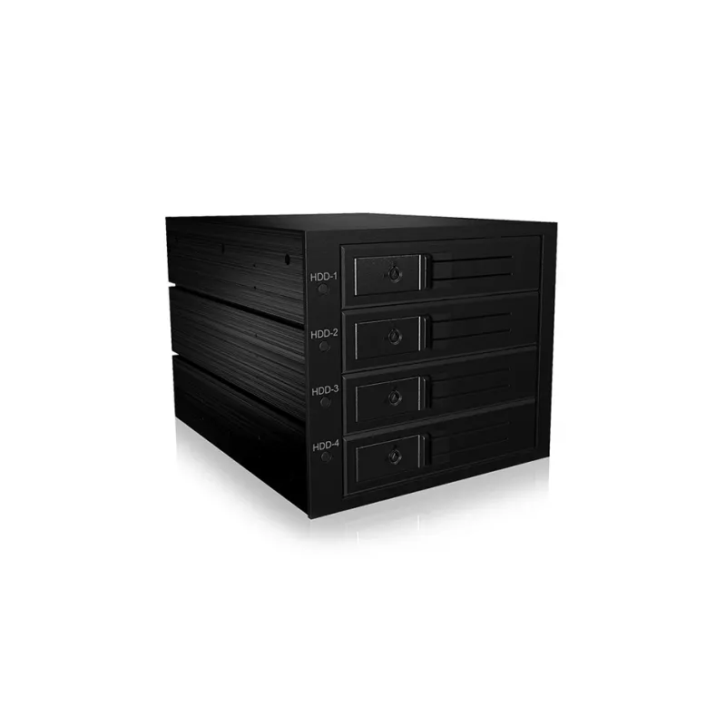 ICY BOX IB-564SAS-12G disk array nero