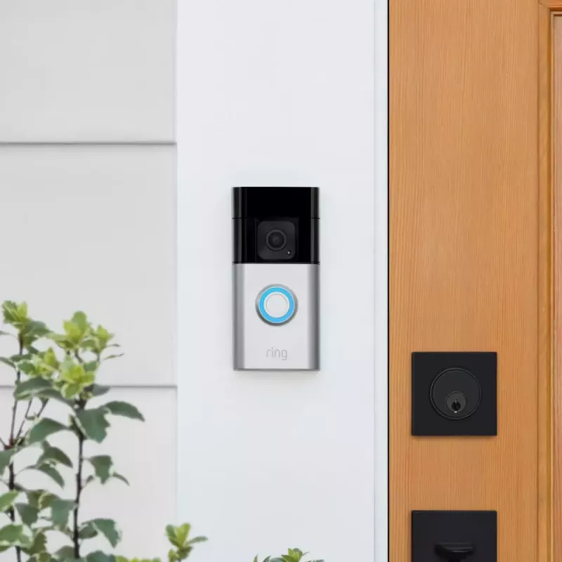 Battery Doorbell Plus Ring nero nichel