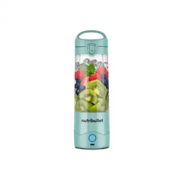 Frullatore sportivo NUTRIBULLET Portable 0,475 L blu, a batteria, contenitore in Tritan, lame in acciaio inox
