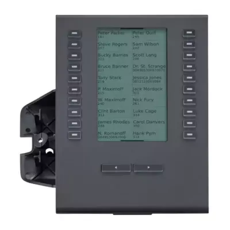 Modulo di espansione IP Auerswald COMfortel D-XT20i nero 20 tasti