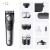 Braun BeardTrimmer 9 BT9560 tagliabarba batteria 52 2 cm bagnato & asciutto nero, argento