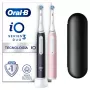 Oral-B iO3 Duo spazzolino elettrico a vibrazione per adulti nero, rosa, bianco