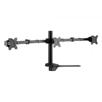 Supporto da tavolo articolato per tre monitor Equip 17-27 pollici