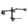 Supporto da tavolo articolato per tre monitor Equip 17-27 pollici
