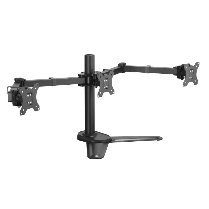 Supporto da tavolo articolato per tre monitor Equip 17-27 pollici