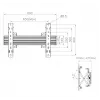 Supporto TV da parete modulare push-in pop-out Equip 37-65 pollici