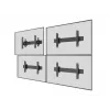 Supporto TV da parete modulare push-in pop-out Equip 37-65 pollici