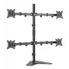 Supporto da tavolo regolabile per quattro monitor Equip 17-32 pollici