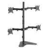 Supporto da tavolo regolabile per quattro monitor Equip 17-32 pollici