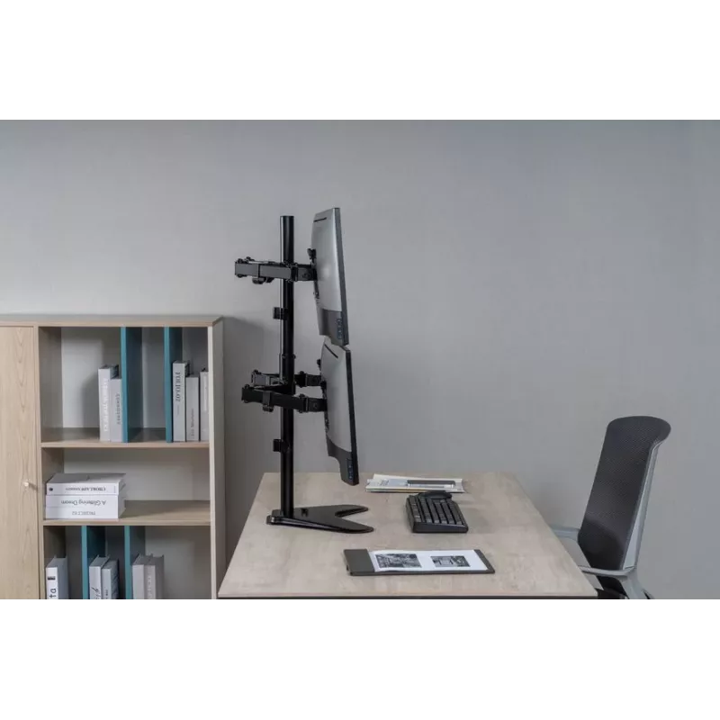 Supporto da tavolo regolabile per quattro monitor Equip 17-32 pollici