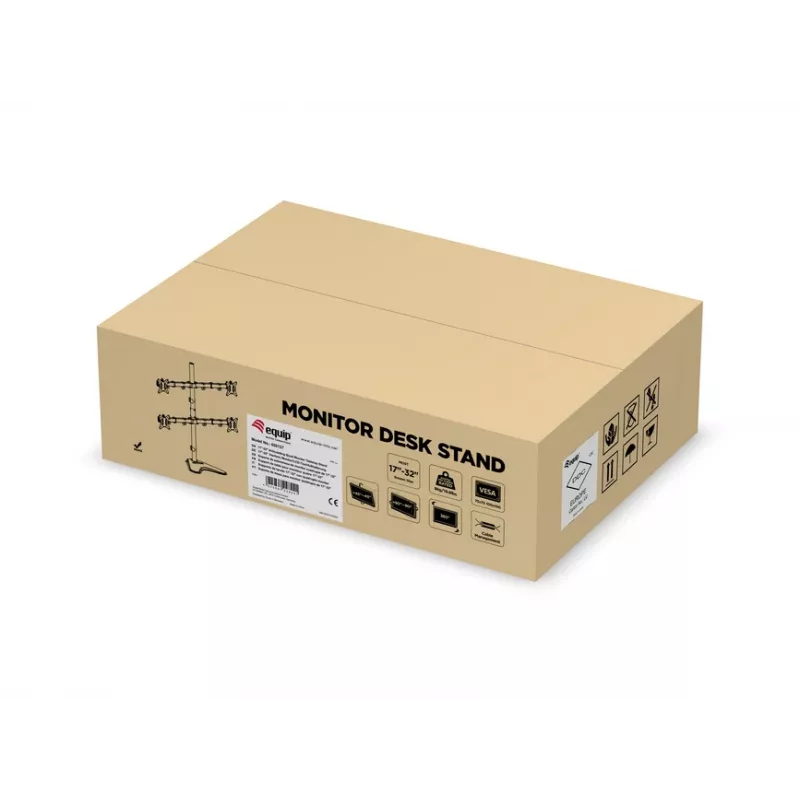 Supporto da tavolo regolabile per quattro monitor Equip 17-32 pollici