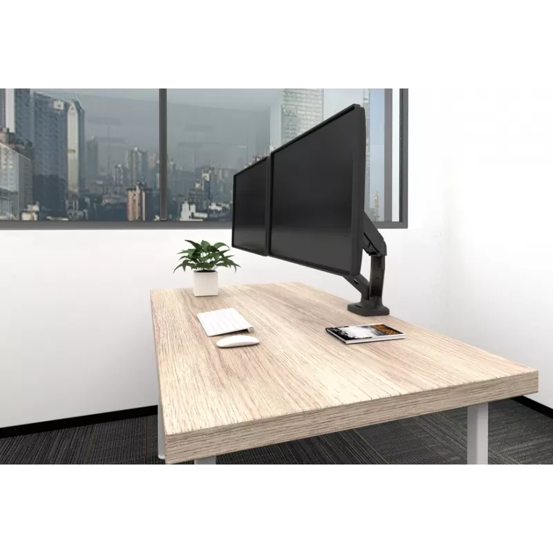 Supporto da tavolo interattivo per due monitor Equip 13-27 pollici
