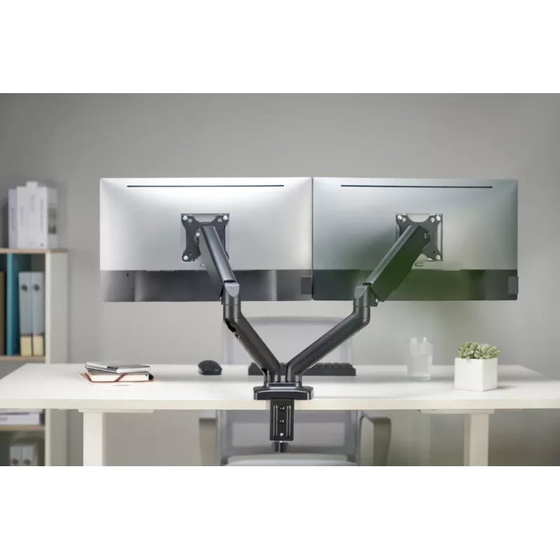 Supporto da tavolo interattivo per due monitor Equip 13-27 pollici