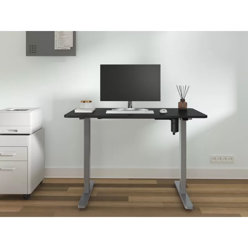 Equip ERGO base tavolo regolabile in altezza elettrica con piano, grigio