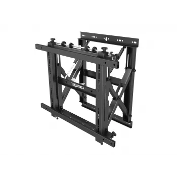 Supporto TV da parete push-in pop-out Equip 48,3 cm (19 pollici) – 139,7 cm (55 pollici), 50 kg, 100 x 100 mm, 600 x 400 mm, 0–10°