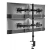Supporto da tavolo regolabile per quattro monitor Equip 17-32 pollici