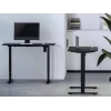 Equip ERGO 650812 scrivania elettrica sit-stand con piano, nera