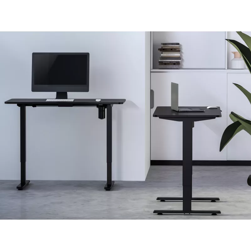 Equip ERGO 650812 scrivania elettrica sit-stand con piano, nera