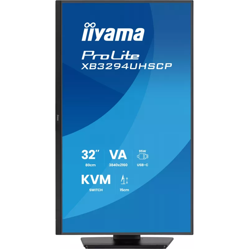 Monitor iiyama ProLite XB3294UHSCP-B1 80 cm (31,5 inch) 3840 x 2160 pixel 4K Ultra HD nero