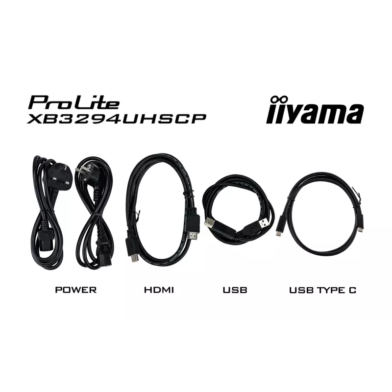 Monitor iiyama ProLite XB3294UHSCP-B1 80 cm (31,5 inch) 3840 x 2160 pixel 4K Ultra HD nero