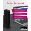 ICY BOX IB-DK2252AC con filo USB 3.2 Gen 1 (3.1 Gen 1) Type-C nero