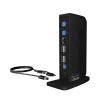 ICY BOX IB-DK2252AC con filo USB 3.2 Gen 1 (3.1 Gen 1) Type-C nero