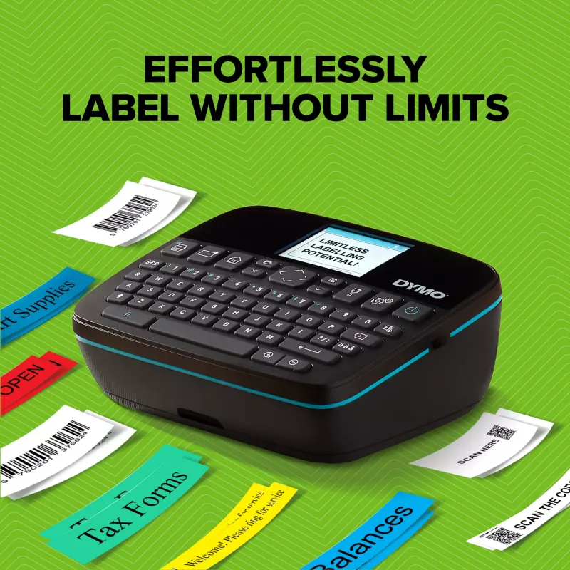 DYMO LabelManager Executive 640 CB stampante di etichette portatile ricaricabile, a trasferimento termico, nastri D1 6/9/12/19/24 mm