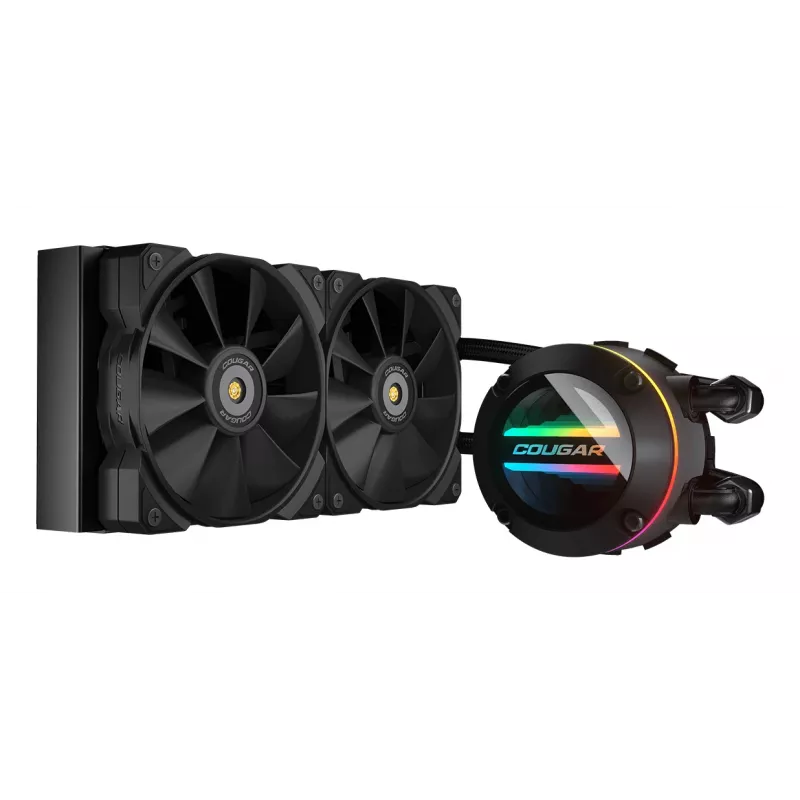COUGAR raffreddamento a liquido CPU Poseidon-GT 240, ARGB, nero, dissipatore a liquido all-in-one, 12 cm, nero