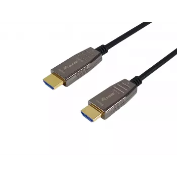 Equip cavo ottico attivo HDMI 2.1, 10 m, 8K/60 Hz, HDMI Type-A (standard), HDMI Type-A (standard), 3D, Audio Return Channel (ARC), nero