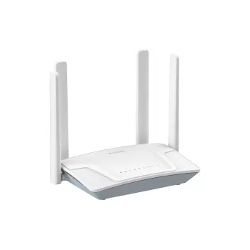 Router D-Link 4G LTE N300 Wi-Fi, Wi-Fi 4 (802.11n), single-band (2,4 GHz), Ethernet LAN, 4G, bianco, router da tavolo