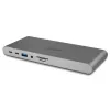 Lindy DST-Pro 5K XT, docking station per laptop USB-C con triplo display (4K) o display singolo (5K) e ricarica passante 100 W