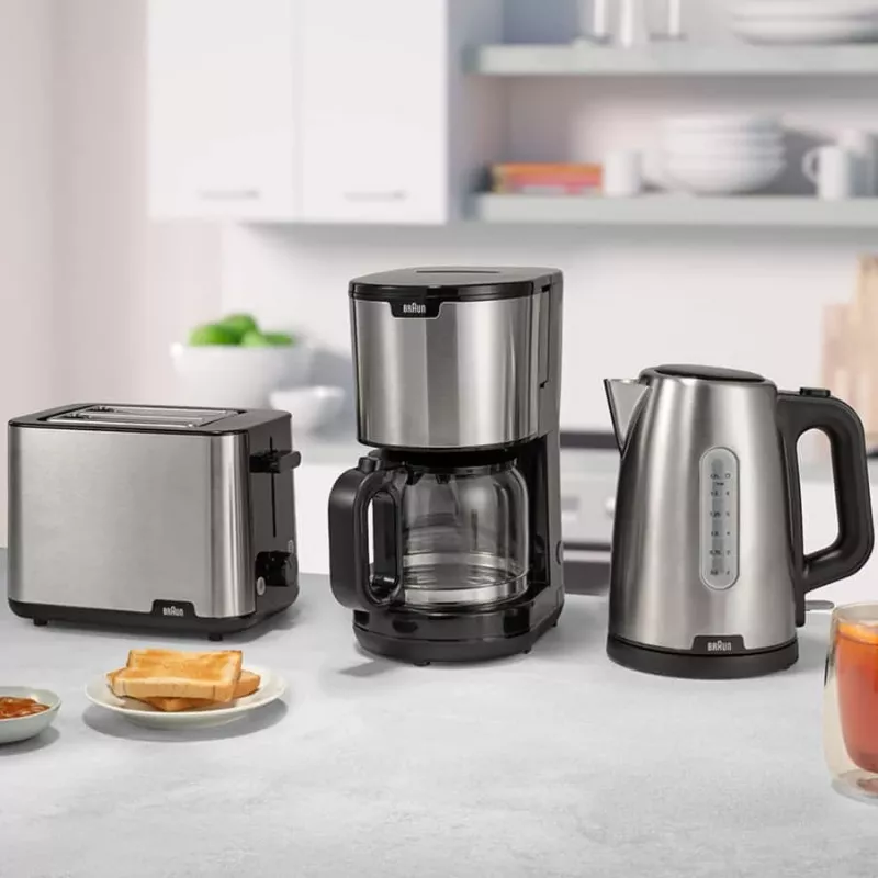 Braun HT101BI-HT1510BK 8 2 fette 900 W nero, acciaio inox