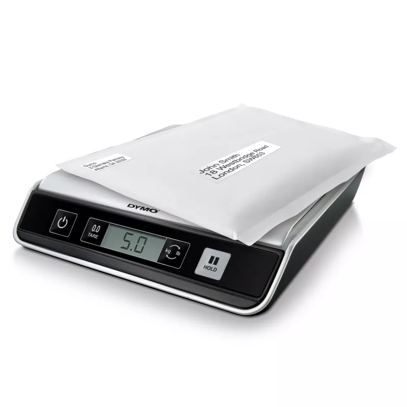 DYMO M10 bilancia digitale per pacchi e spedizioni | fino a 10 kg di capacità | 20 cm x 20 cm