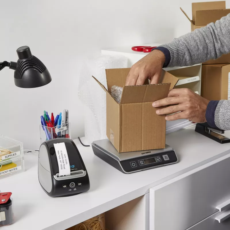 DYMO M10 bilancia digitale per pacchi e spedizioni | fino a 10 kg di capacità | 20 cm x 20 cm