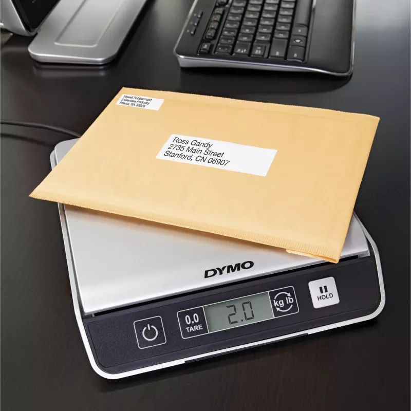 DYMO M10 bilancia digitale per pacchi e spedizioni | fino a 10 kg di capacità | 20 cm x 20 cm