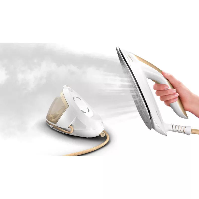 Philips PSG8040/60 stazione da stiro a vapore 2700 W 1,8 L suola SteamGlide Elite oro, bianco