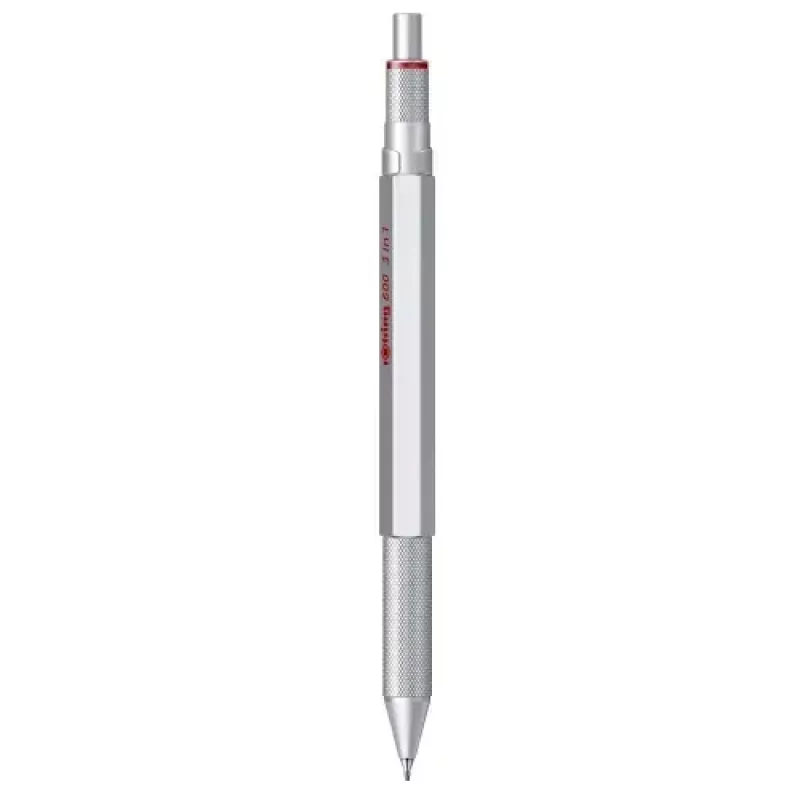 Rotring 600 Multipen 3 in 1 2164109, argento