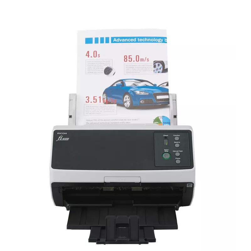Ricoh FI-8150 ADF + scanner con alimentatore 600 x 600 DPI A4 nero, grigio