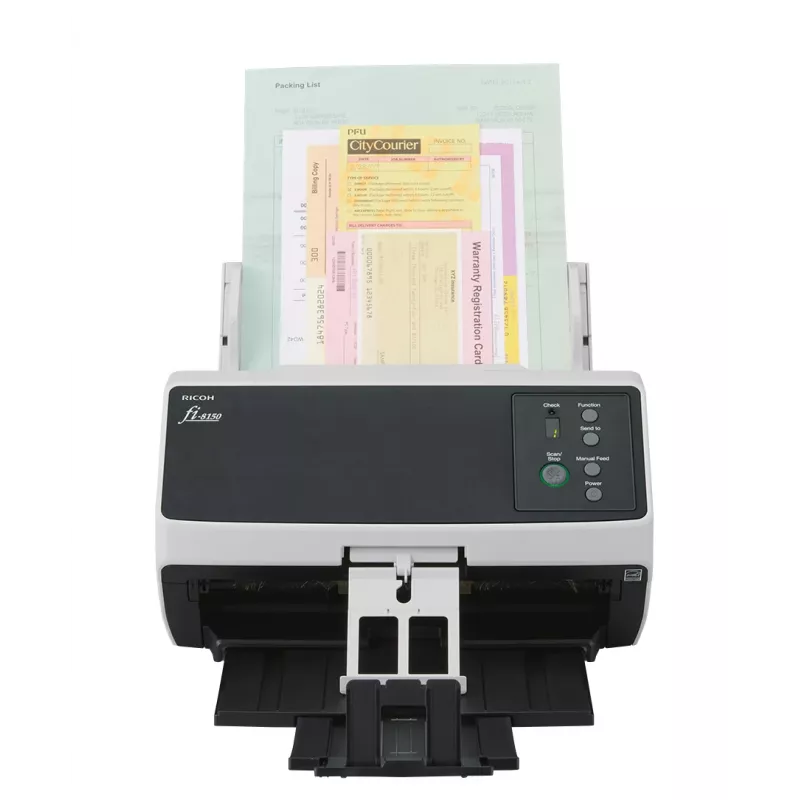 Ricoh FI-8150 ADF + scanner con alimentatore 600 x 600 DPI A4 nero, grigio
