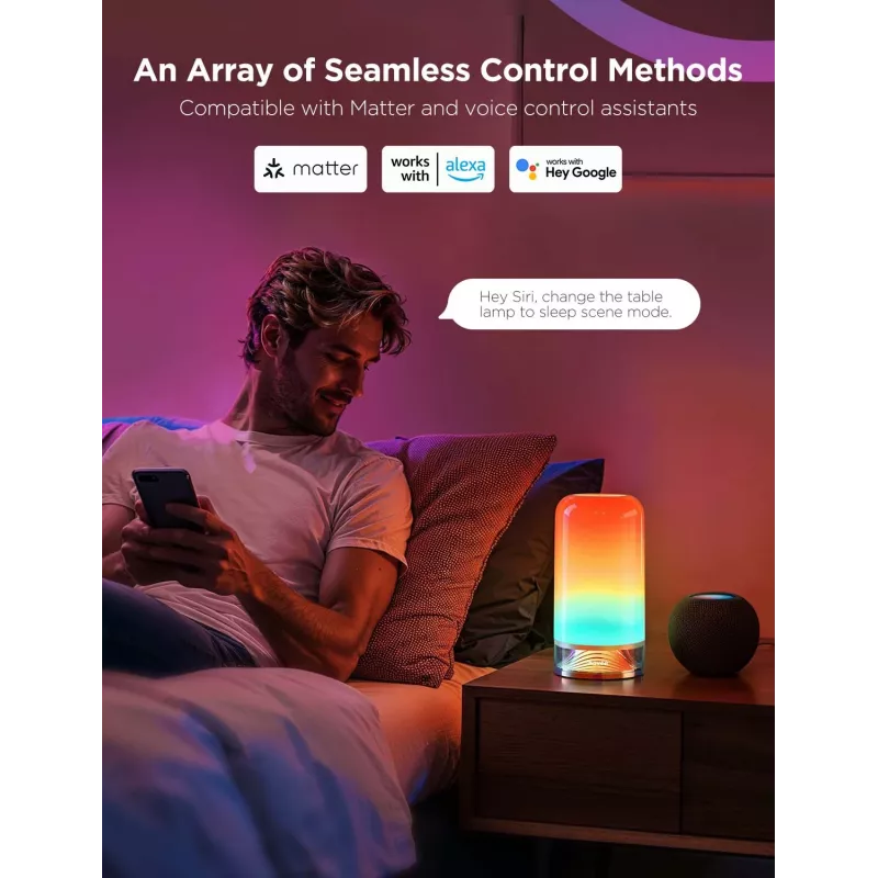 Govee H6022 lampada da tavolo smart Wi-Fi/Bluetooth