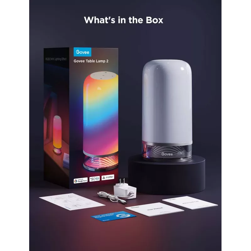 Govee H6022 lampada da tavolo smart Wi-Fi/Bluetooth
