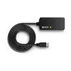 Lindy 43159 hub di prolunga attivo Pro USB 3.0, 4 porte, USB 3.2 Gen 1 (5 Gbit/s), USB-A, 10 m, nero