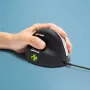 R-Go Tools mouse ergonomico R-Go HE Break con software Break, medio (dimensione mano 165–185 mm), per mancini, con filo, nero