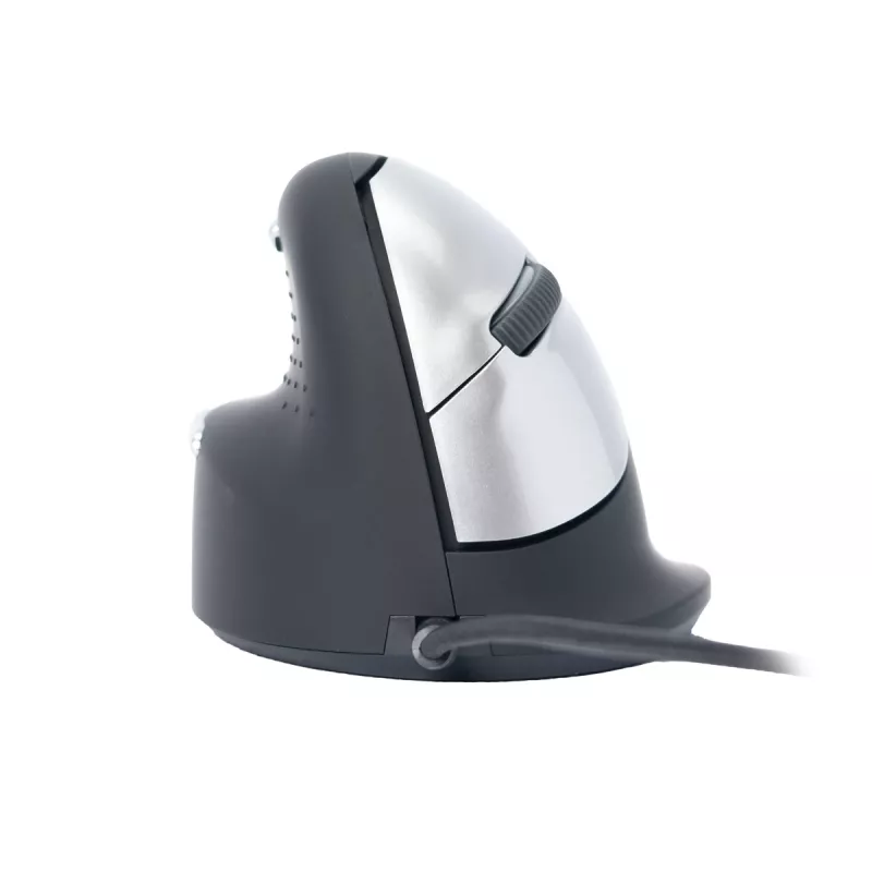 R-Go Tools mouse ergonomico R-Go HE Break con software Break, medio (dimensione mano 165–185 mm), per mancini, con filo, nero